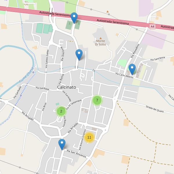 Thumbnail mappa parcheggi di Calcinato