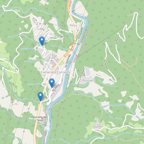 Thumbnail mappa parcheggi di Camerata Cornello