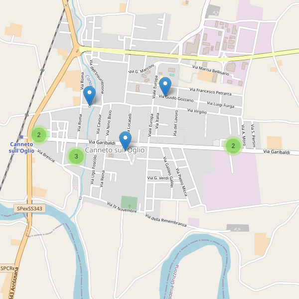 Thumbnail mappa parcheggi di Canneto sull'Oglio