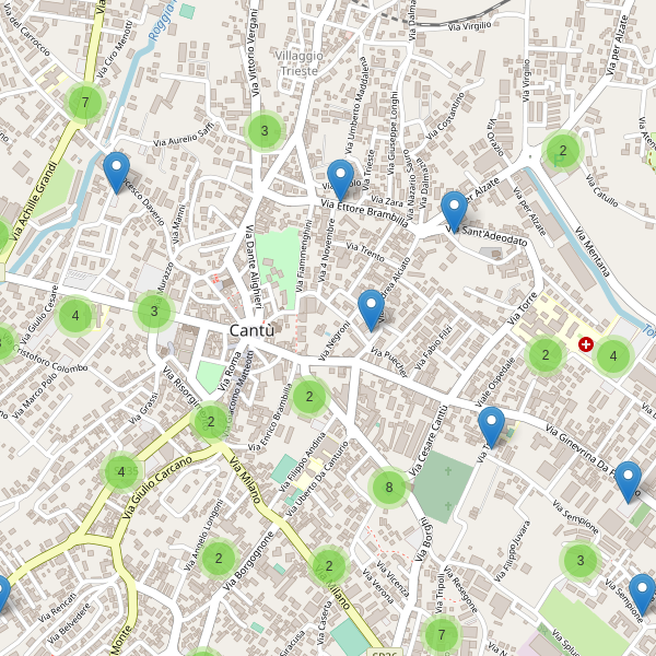 Thumbnail mappa parcheggi di Cantù