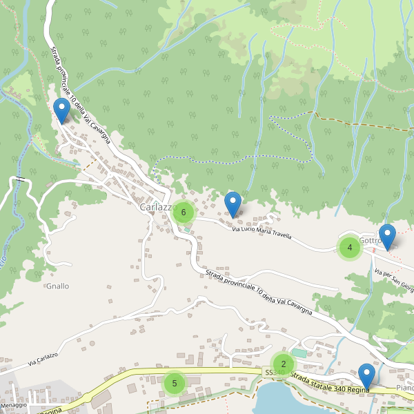 Thumbnail mappa parcheggi di Carlazzo