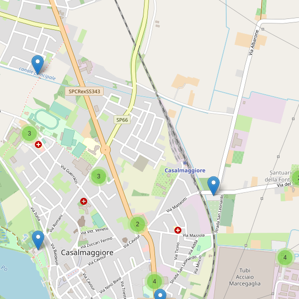 Thumbnail mappa parcheggi di Casalmaggiore