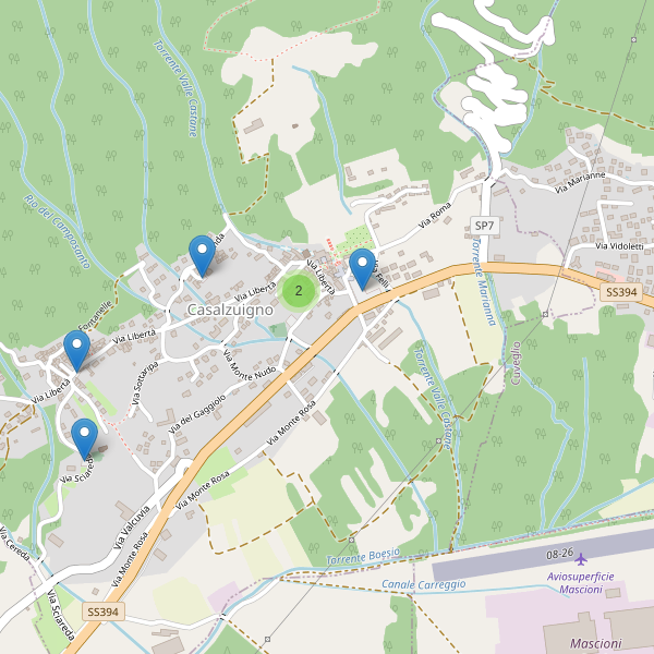 Thumbnail mappa parcheggi di Casalzuigno