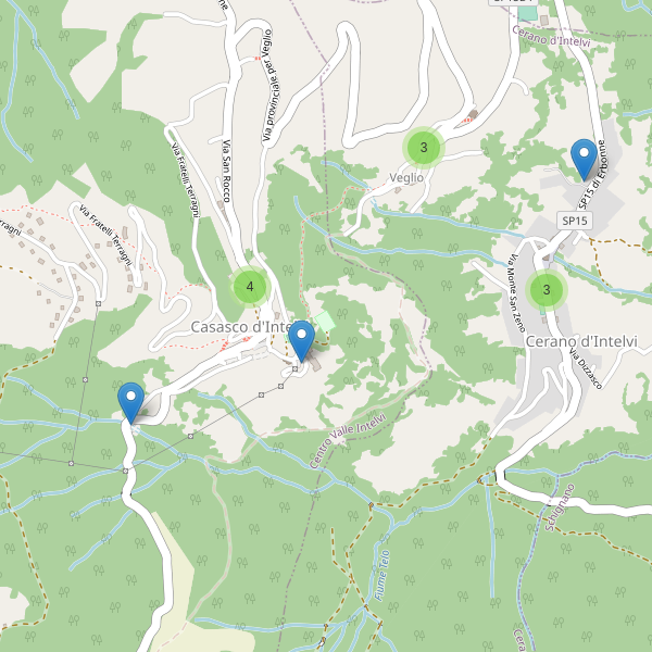 Thumbnail mappa parcheggi di Casasco d'Intelvi