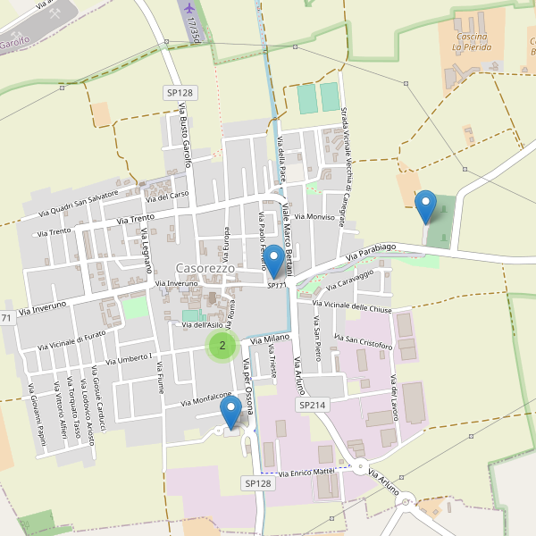 Thumbnail mappa parcheggi di Casorezzo