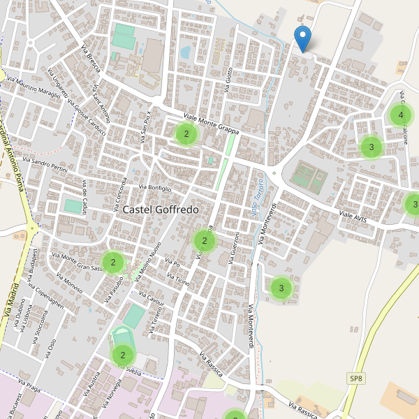 Thumbnail mappa parcheggi di Castel Goffredo