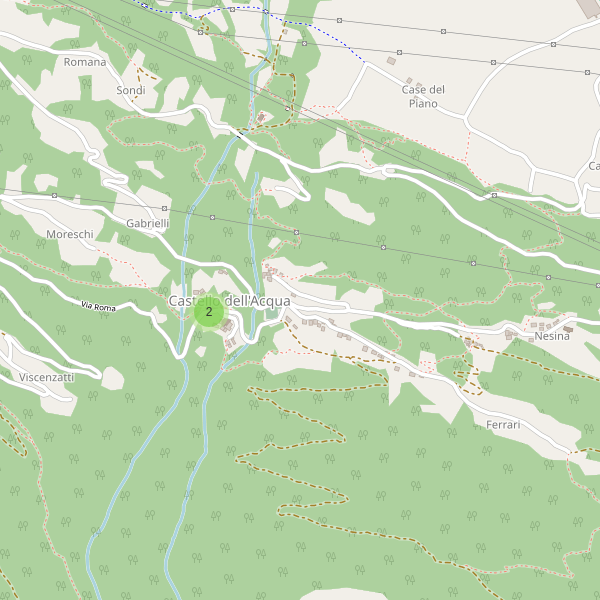 Thumbnail mappa parcheggi di Castello dell'Acqua