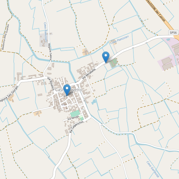 Thumbnail mappa parcheggi di Castelnovetto