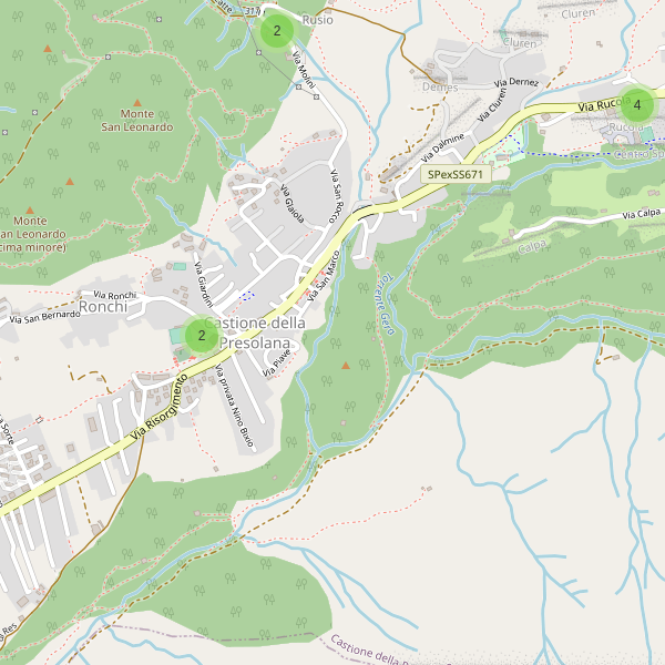 Thumbnail mappa parcheggi di Castione della Presolana