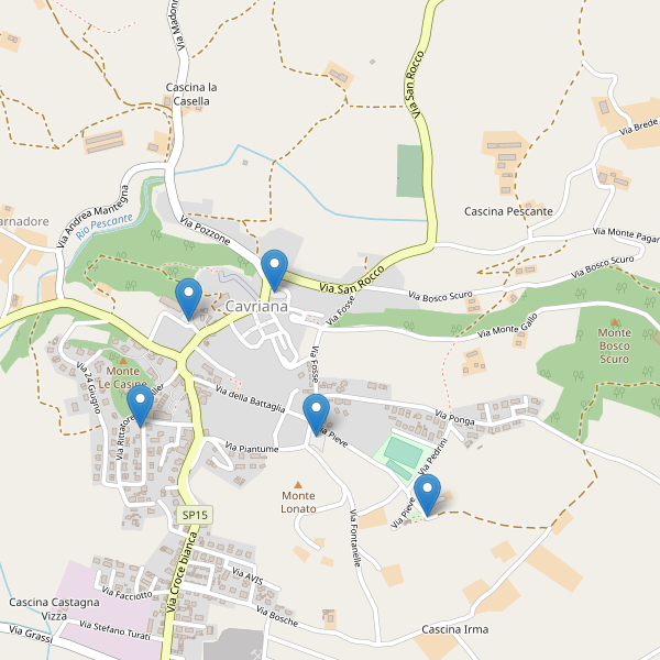 Thumbnail mappa parcheggi di Cavriana