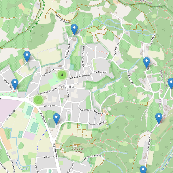 Thumbnail mappa parcheggi di Cellatica