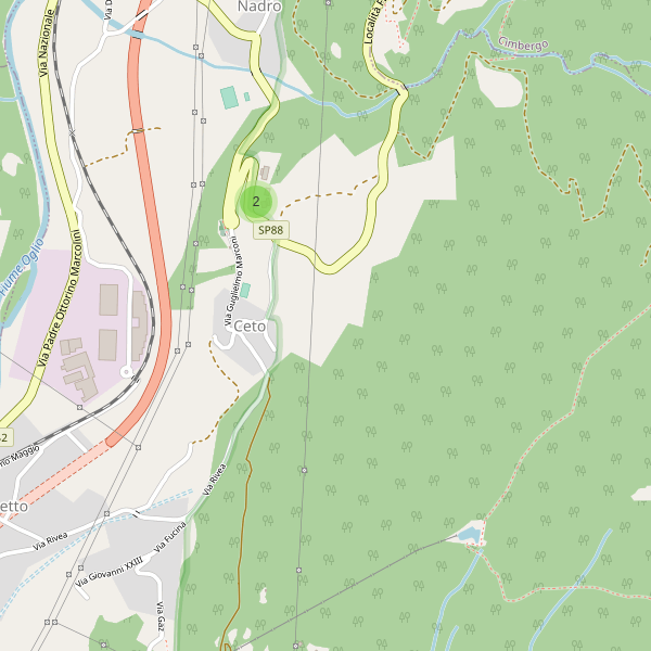 Thumbnail mappa parcheggi di Ceto