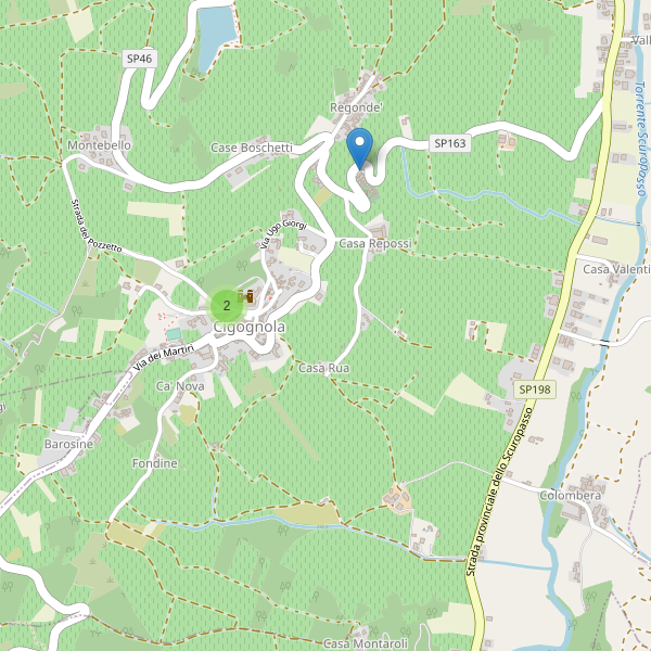 Thumbnail mappa parcheggi di Cigognola