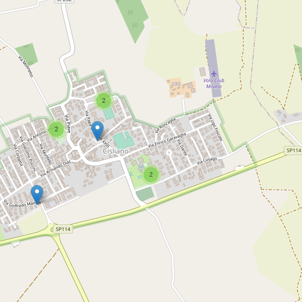 Thumbnail mappa parcheggi di Cisliano