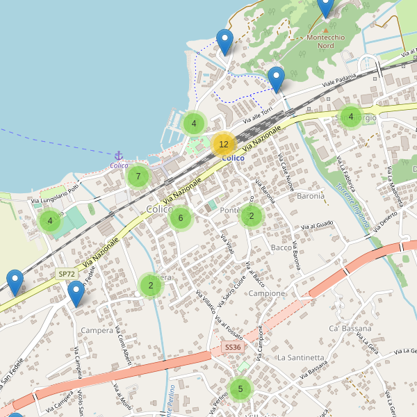 Thumbnail mappa parcheggi di Colico