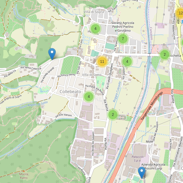 Thumbnail mappa parcheggi di Collebeato