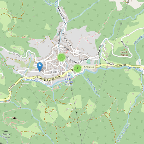 Thumbnail mappa parcheggi di Collio