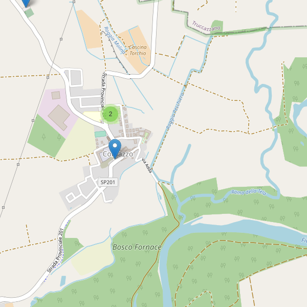 Thumbnail mappa parcheggi di Comazzo