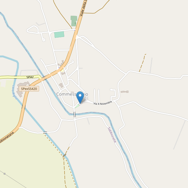 Thumbnail mappa parcheggi di Commessaggio