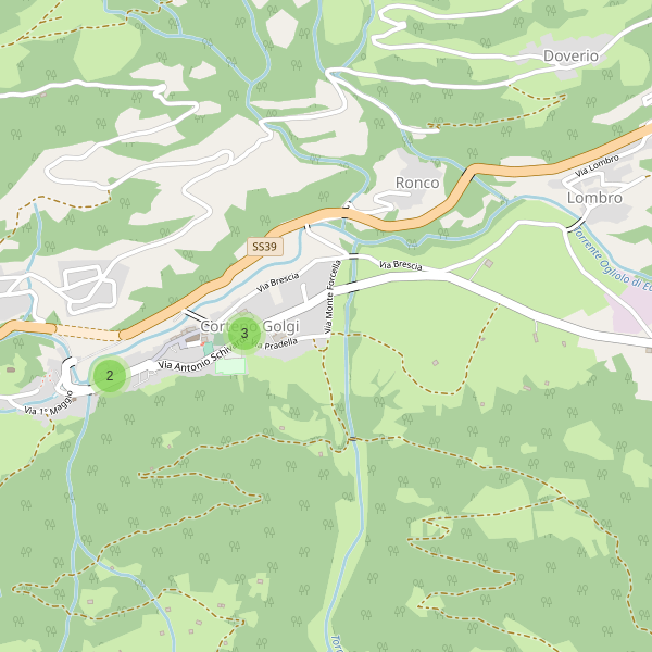 Thumbnail mappa parcheggi di Corteno Golgi