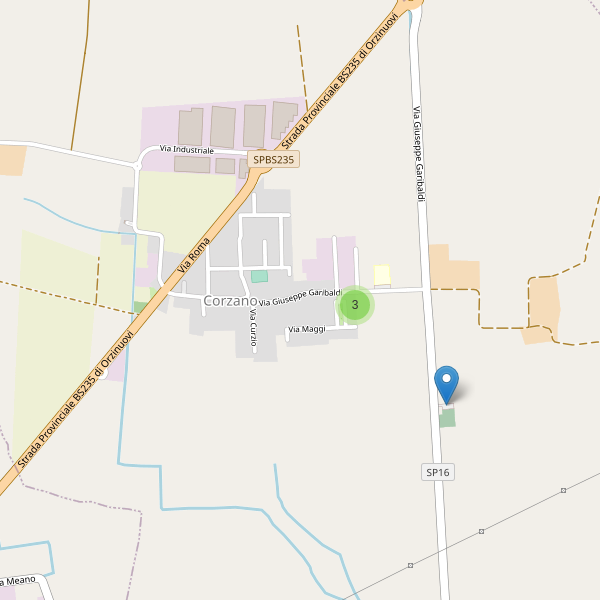 Thumbnail mappa parcheggi di Corzano