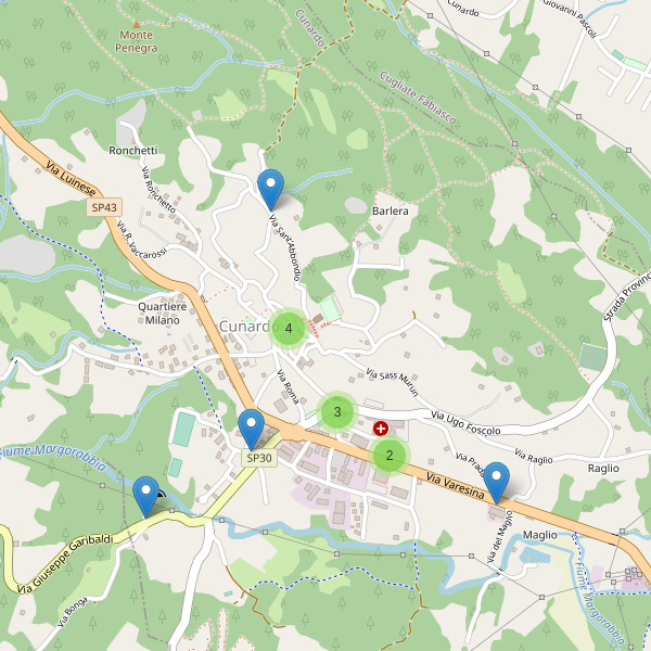 Thumbnail mappa parcheggi di Cunardo