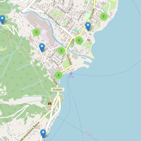 Thumbnail mappa parcheggi di Dongo