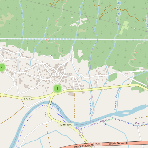 Thumbnail mappa parcheggi di Dubino