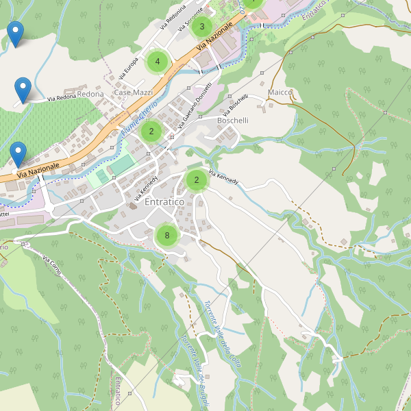 Thumbnail mappa parcheggi di Entratico