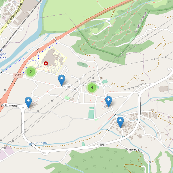 Thumbnail mappa parcheggi di Esine