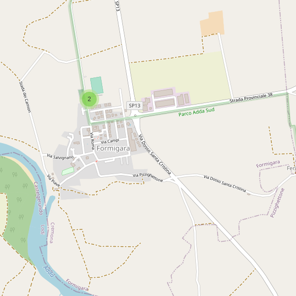Thumbnail mappa parcheggi di Formigara