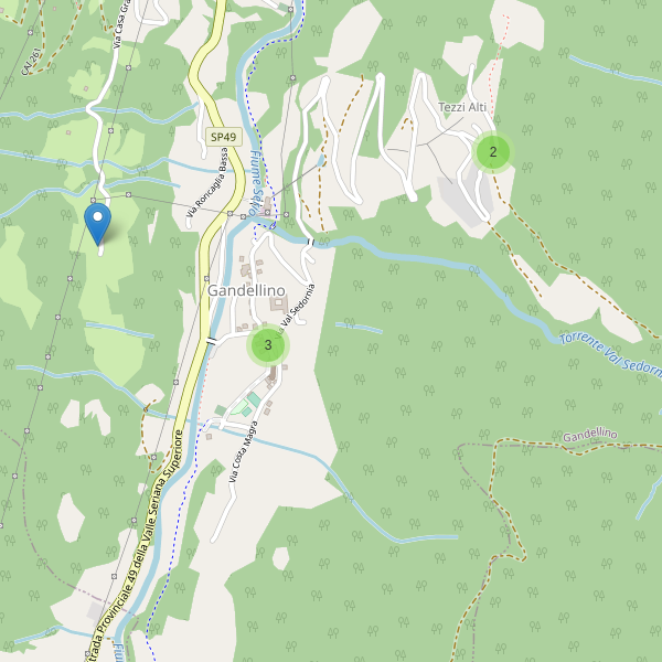 Thumbnail mappa parcheggi di Gandellino