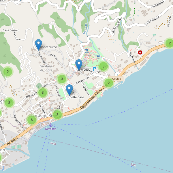 Thumbnail mappa parcheggi di Gardone Riviera