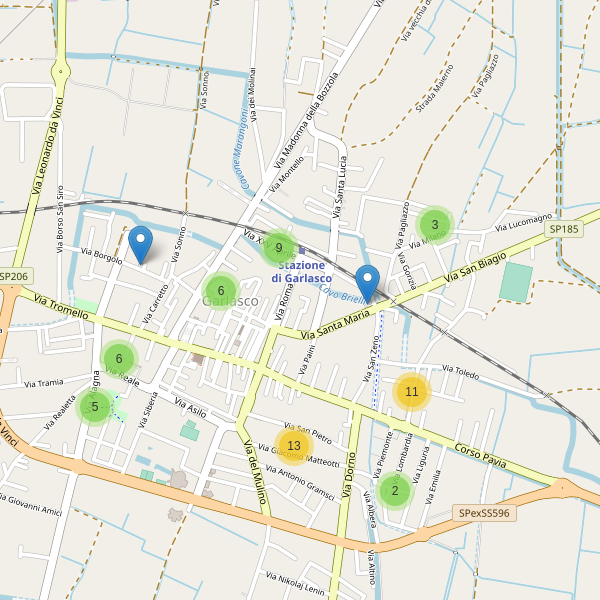 Thumbnail mappa parcheggi di Garlasco