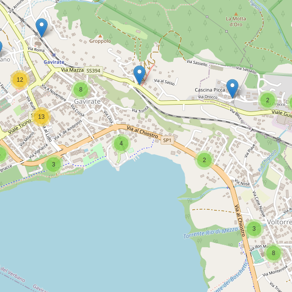 Thumbnail mappa parcheggi di Gavirate