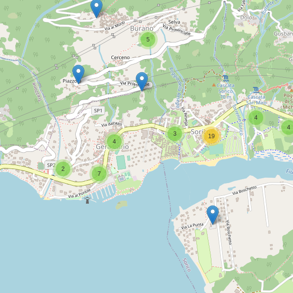 Thumbnail mappa parcheggi di Gera Lario