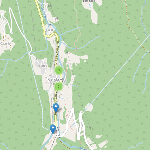 Thumbnail mappa parcheggi di Gerola Alta