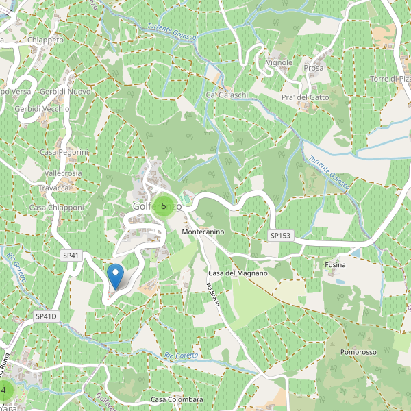 Thumbnail mappa parcheggi di Golferenzo
