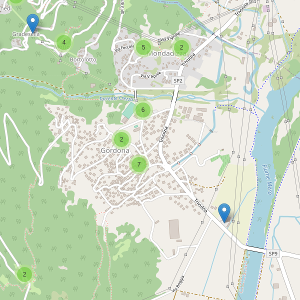 Thumbnail mappa parcheggi di Gordona