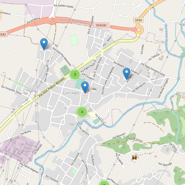 Thumbnail mappa parcheggi di Gorlago