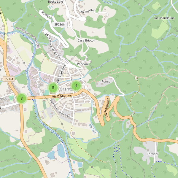 Thumbnail mappa parcheggi di Grantola