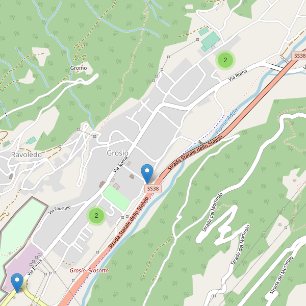 Thumbnail mappa parcheggi di Grosio