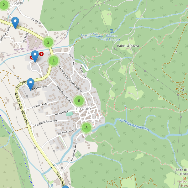 Thumbnail mappa parcheggi di Introbio