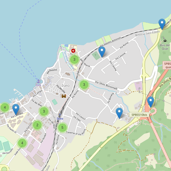 Thumbnail mappa parcheggi di Iseo