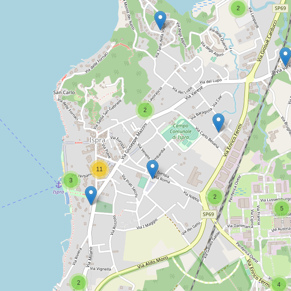 Thumbnail mappa parcheggi di Ispra