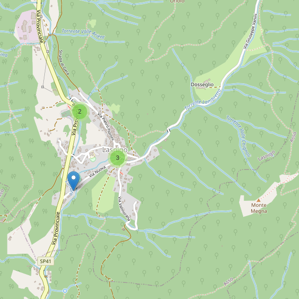 Thumbnail mappa parcheggi di Lasnigo