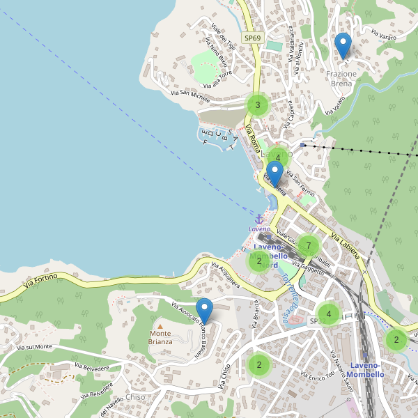 Thumbnail mappa parcheggi di Laveno-Mombello