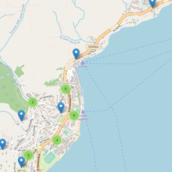 Thumbnail mappa parcheggi di Limone sul Garda
