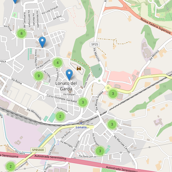 Thumbnail mappa parcheggi di Lonato del Garda