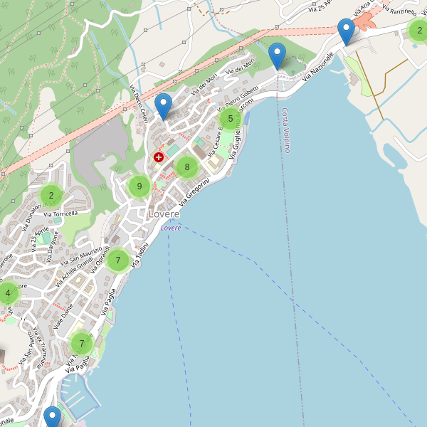 Thumbnail mappa parcheggi di Lovere